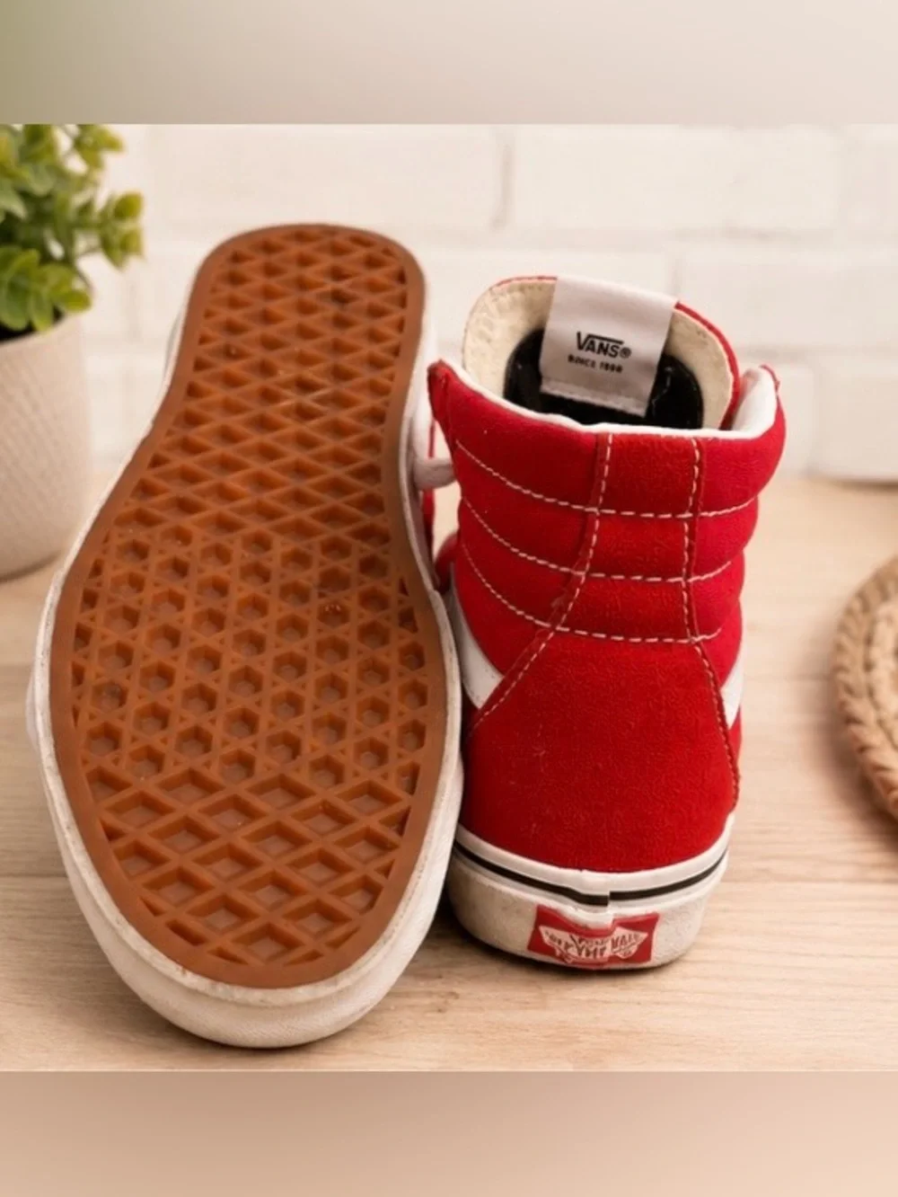 Vans sk8 Hi | 5.0 | Racing Red/ White